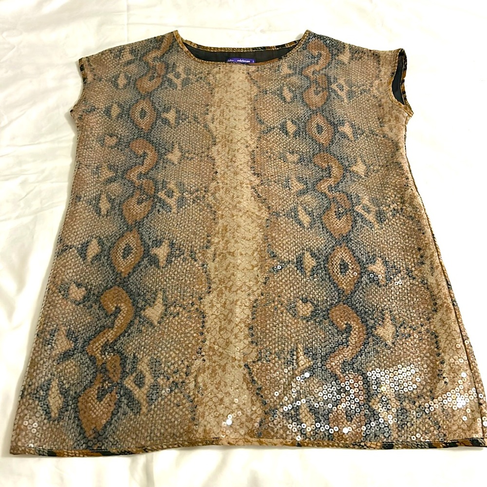 Libby.Edelman women’s Sequin Blouse